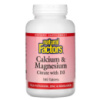 Natural Factors Calcium & Magnesium Citrate with D3 180 таб