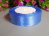 Атласная лента/ 2.5 см/ 23 метра/ светло синий