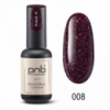 Гель-лак светоотражающий PNB Shock Effect №008 Burgundy, 8 мл