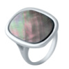 Серебряное кольцо CatalogSilver с натуральным перламутром 4.078ct, вес изделия 6,58 гр (2041863) 17 размер