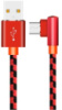 Кабель USB SERTEC ST-056L MICRO (V8) круглий тканинний WHITE (1 м)