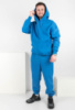 Чоловічий блакитний спортивний костюм на флісі