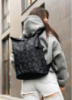 Рюкзак рол Sambag RollTop Double-x чорний принт