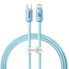 Кабель Baseus Crystal Shine Type-C to Lightning 20W 1.2M Блакитний (CAJY001303)