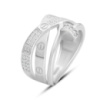 Серебряное кольцо CatalogSilver с фианитами, вес изделия 5,74 гр (2162803) 17 размер