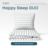 Комплект постільної білизни ТЕП «Happy Sleep Duo» Pearl Dream, 70x70 євро