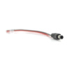 Разъем питания DC-M (D 5,5x2,5мм) => кабель длиной 25см  black -red, Black plug  OEM Q100