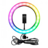 Кільцева LED лампа 3D-26RGB USB 26cm