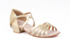 Туфли детские для бальных танцев золото Rivage Line А 7100-2