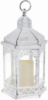 Декоративный фонарь «Ночной Огонек» с LED подсветкой 18х16х31см, белый с патиной
