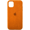 Чохол для Apple iPhone 12 Pro/12 (6.1«») - ALCANTARA Case Full (Помаранчевий) - купити в SmartEra.ua