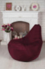 Кресло-Груша Цвет Бордо размер 100*140
