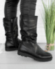 Жіночі чорні черевики на низькому ходу