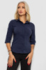Блуза класична, колір синій, 230R08-1