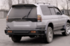 Задняя защита AK005-2 Черный (нерж. сталь) для Mitsubishi Pajero Sport 1996-2007 гг