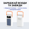 Сонячний Power Bank VidShop YM-636 CX 60000 mAh: автономний зовнішній акумулятор із вбудованими кабелями та захистом IP