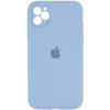 Чохол Silicone Case Square Full Camera Protective (AA) для Apple iPhone 11 Pro (5.8«), Синій / Lilac Blue - купити в SmartEra.ua