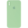 Чохол Silicone Case Square Full Camera Protective (AA) для Apple iPhone X / XS (5.8«)