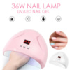 Лампа для ногтей FD 258 Beauty nail 36w, Сушилка для шеллака, Лампа для маникюра и педикюра