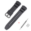Ремінець Casio AE-2100 Black BK полімерний чорний для годинників MCW-100H, AE-2000, WV-200