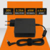 Блок живлення для ноутбука Lenovo 20V 3.25A 65W (4.0×1.7 мм)