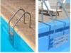 Лестница для бассейна с переливом модель Standart 3 ступени