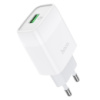 Мережевий зарядний пристрій HOCO C72Q Glorious single port QC3.0 charger 18W White (6931474732514)