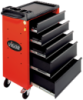 Тележка инструментальная 5п, КРАСНЫЙ, VIGOR, V1382
