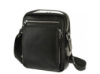 Сумка месенджер 714578 шкіряна Чорна