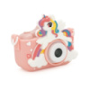 Детский фотоаппарат X2A Розовый Единорог в ударопрочном чехле, экран IPS 2-дюйма, Type-C, Pink, BOX