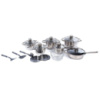 Набор посуды 18 предметов ASTRA A-2618, набор посуды для электрических плит, наборы кастрюль