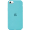 Чохол Silicone Case Full Protective (AA) для iPhone SE 2 / 3 (2020 / 2022) / iPhone 8 / iPhone 7, Бірюзовий / Marine Green - купити в SmartEra.ua