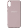 Чохол Silicone Cover Full Protective (AA) Для Samsung Galaxy A02 ( Сірий / Lavender) - купити в SmartEra.ua