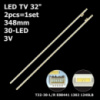 LED підсвітка TV 32« W0501106A0 74.32T35.002-1-DX1 74.32T35.002 T320HVF06.0 T320XVF05.0 KDL-32W700A 2шт.