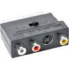Адаптер Cablexpert SCART - S-Video, 3xRCA (M/F)  Чорний (CCV-4415)