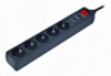 EnerGenie SPG5-C-5 - Сетевой фильтр черный цвет, 1.5 м кабель, 5 розеток