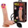Фалоїмітатор на присоску реалістичний надувний Inflatable Realistic Cock LyBaile