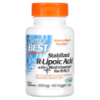 R-ліпоєва кислота, 200 мг, Stabilized R-Lipoic Acid with BioEnhanced Na-RALA, Doctor's Best, 60 вегетаріанських капсул