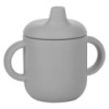 Силіконова чашка дитяча FreeON з ручками, grey
