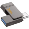 USB флеш накопитель Hoco UD14 256GB 2 в 1 USB 3.2/ Type-C металлический metal gray