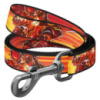 Повідець для собак нейлоновий WAUDOG Nylon, малюнок «Швидкість Флеша», L-XXL, Ш 25 мм, Дов 122 см