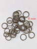 Соединительные колечки. Одинарные. Размер - 8 мм. Упаковка- 5 грамм.(прим.60 шт).  Цвет - бронза
