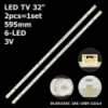 LED підсвітка TV 32« M200/K3/J 3447610003B1000 06 2D03590 L32A75FVBE 32PHF5011/T3 32PHF5011 1шт.