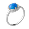 Серебряное кольцо CatalogSilver с опалом 0.906ct, вес изделия 3,1 гр (2050643) 17 размер