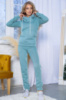 Спорт костюм жіночий на флісі, колір оливковий, 102R016-1