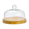 Набор для нарезки сыра Ø 25 со стеклянной крышкой  HP1230