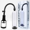 Вакуумна помпа Powerpump Max ручна помпа для чоловіків прозора з чорною грушею для збільшення члена