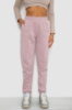 Спортивні штани жіночі на флісі, колір світло-пудровий, 238R57828