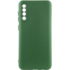 Чохол Silicone Cover Lakshmi Full Camera (A) для Samsung Galaxy A50 (A505F) / A50s / A30s, Зелений / Dark green - купити в SmartEra.ua