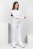 Жіночий білий спортивний костюм